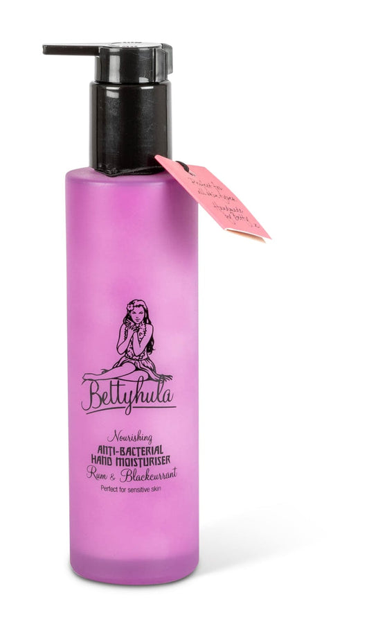 Betty Hula Nourishing Anti-bacterial Hand Cream Bottle - Rum And Blackcurrant