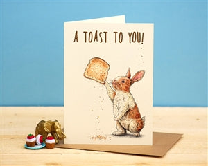 A Toast To You Greeting Card