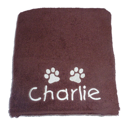 Personalised Dog Towel