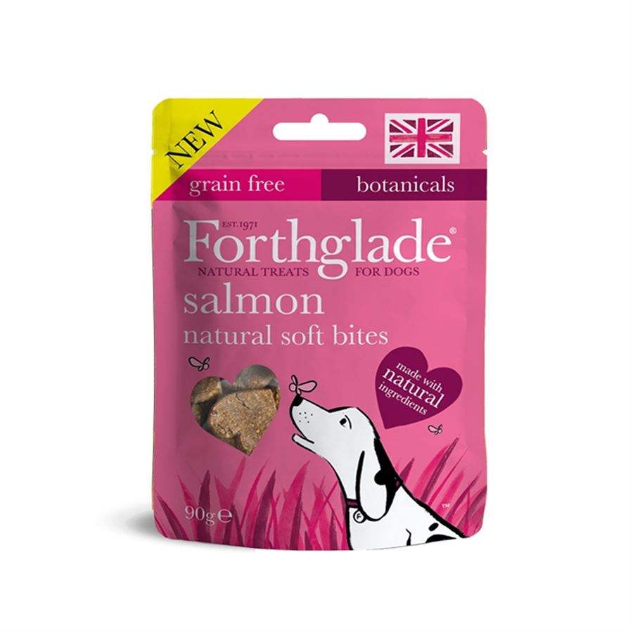 Forthglade Grain Free Soft Bite Treats - Salmon