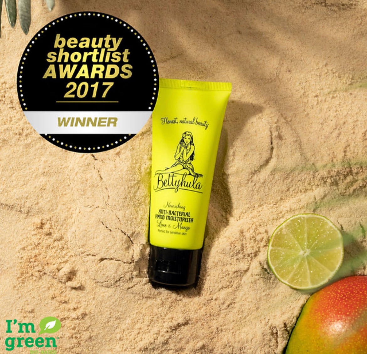 Betty Hula Nourishing Anti-bacterial Hand Cream - Lime And Mango