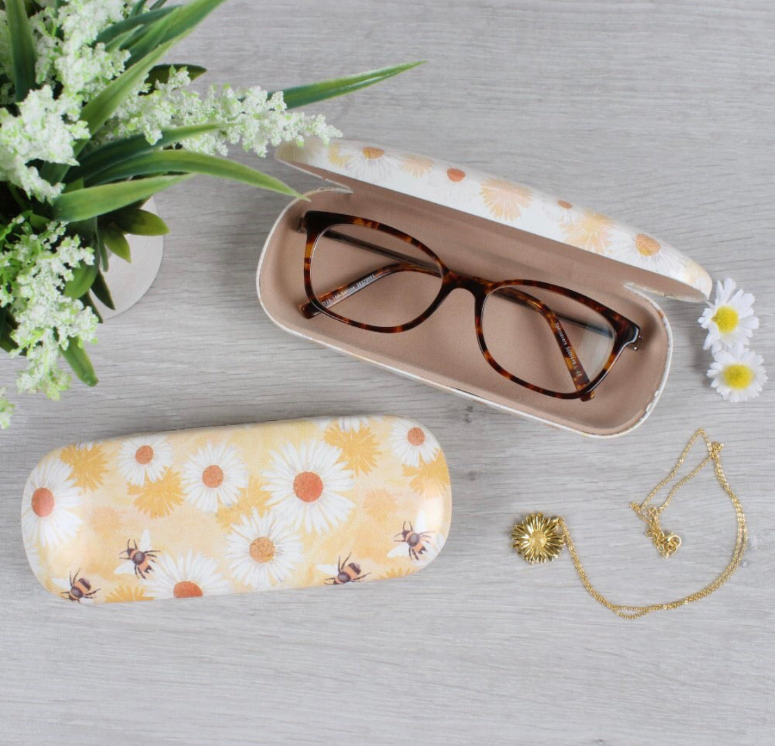 Bee And Daisy Glasses Case