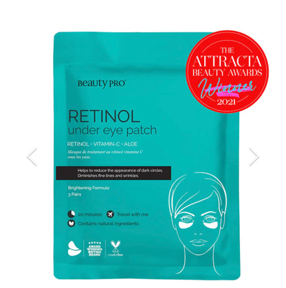 BeautyPro Retinol Under Eye Patch (Three pairs)
