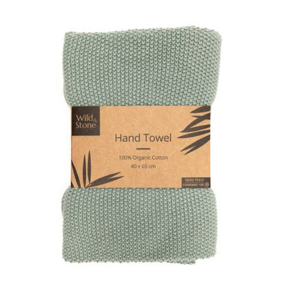 Wild And Stone Hand Towel - Moss Green