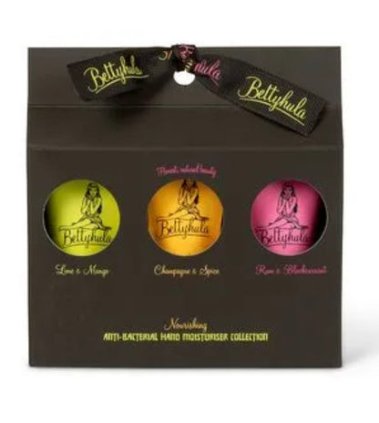 Betty Hula Mini Trio Antibacterial Vegan Hand Cream Gift Set