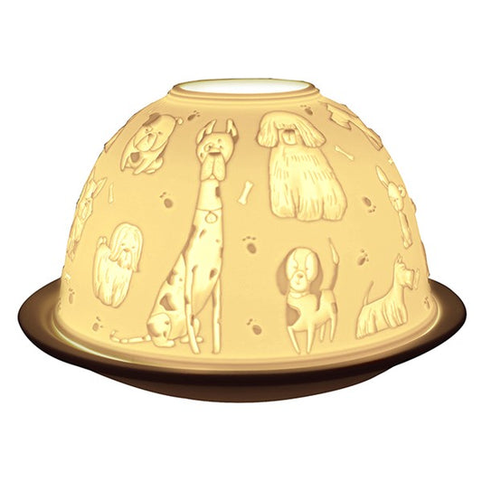 Nordic Lights Candle Shade - Dog Pattern
