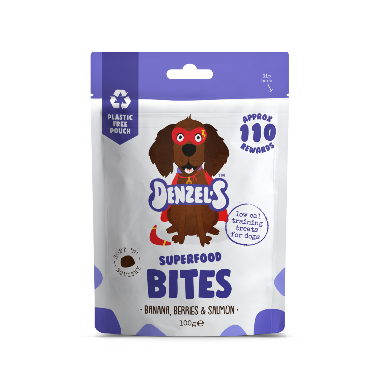 Denzel's  Superfood Bites - Soft 'n' Squishy Low Cal Training Treats