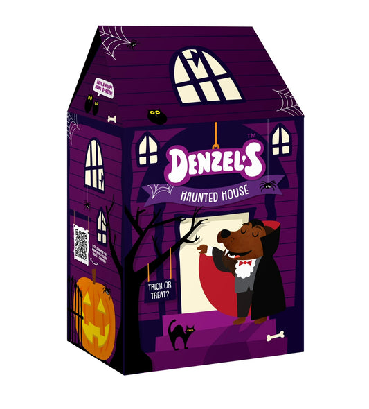 Denzel’s Halloween Haunted House Gift Box Of Dog Treats
