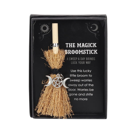 Triple Moon Mini Magick Broomstick