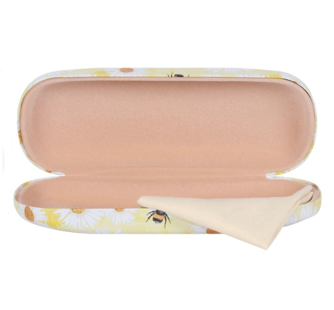 Bee And Daisy Glasses Case