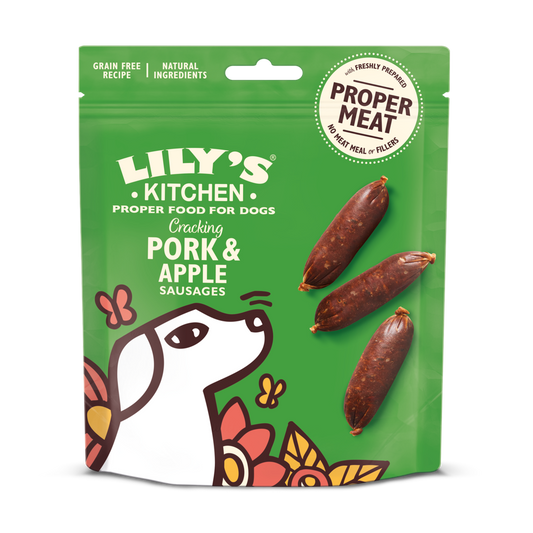Lily's Kitchen Cracking Pork And Apple Sausages