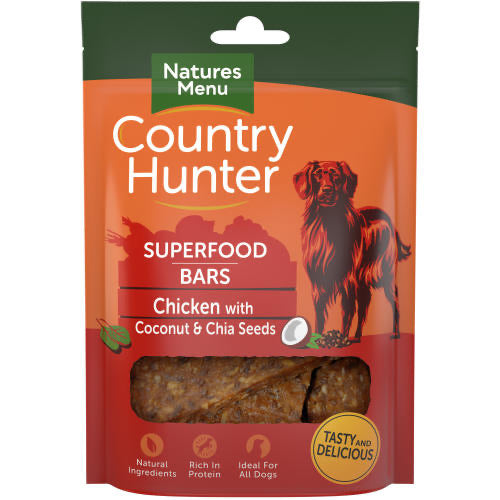 Natures Menu Country Hunter Superfood Bars - Chicken