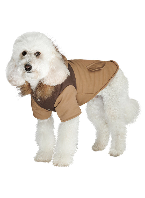 Brown Dog Parka Coat
